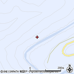 胎内川周辺の地図