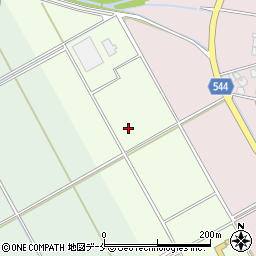 新潟県新発田市小舟渡周辺の地図