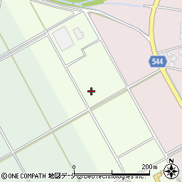 新潟県新発田市小舟渡周辺の地図