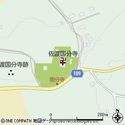 佐渡国分寺周辺の地図