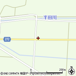 宮城県角田市尾山松橋周辺の地図