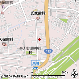 宮城県角田市角田南113-6周辺の地図