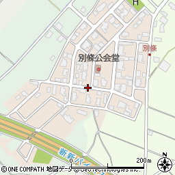 新潟県北蒲原郡聖籠町別條周辺の地図