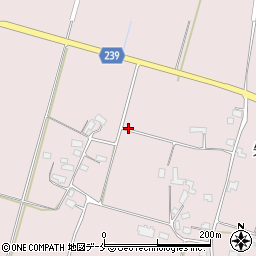 山形県米沢市窪田町（矢野目）周辺の地図