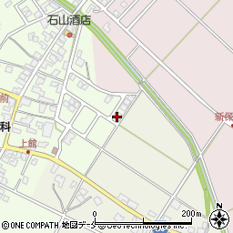 新潟県新発田市上館周辺の地図
