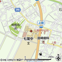 新発田市立七葉中学校周辺の地図