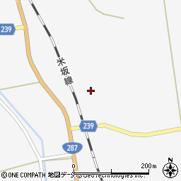 山形県東置賜郡川西町時田168周辺の地図