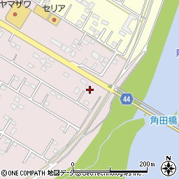 宮城県角田市角田中島下384周辺の地図