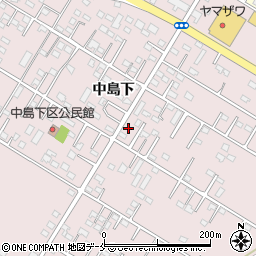 宮城県角田市角田中島下191周辺の地図