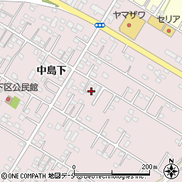 宮城県角田市角田中島下244周辺の地図