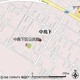 宮城県角田市角田中島下185周辺の地図