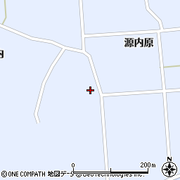 宮城県角田市藤田梶内周辺の地図