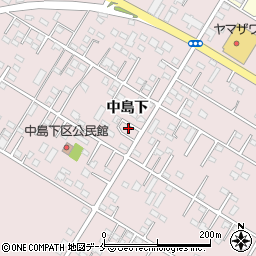 宮城県角田市角田中島下189周辺の地図