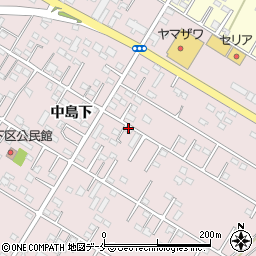 宮城県角田市角田中島下243周辺の地図
