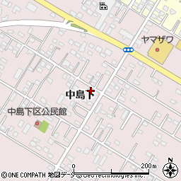 宮城県角田市角田中島下252周辺の地図