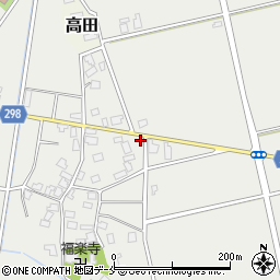 新潟県新発田市向中条1177周辺の地図