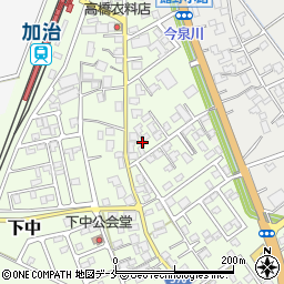 〒959-2451 新潟県新発田市下中の地図