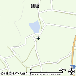 宮城県白石市斎川下久保周辺の地図
