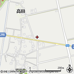 新潟県新発田市向中条2726周辺の地図
