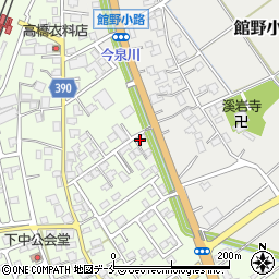 新潟県新発田市館野小路67周辺の地図