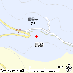 新潟県佐渡市長谷周辺の地図