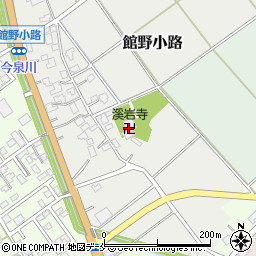 溪岩寺周辺の地図