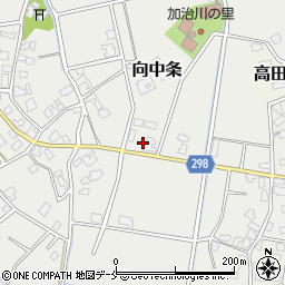新潟県新発田市向中条909周辺の地図