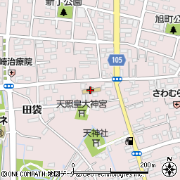 角田明和女学院周辺の地図