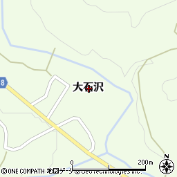 山形県西置賜郡小国町大石沢周辺の地図