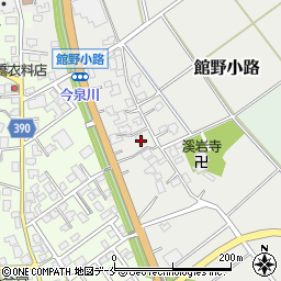 新潟県新発田市館野小路127周辺の地図