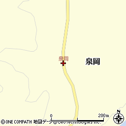 泉岡周辺の地図