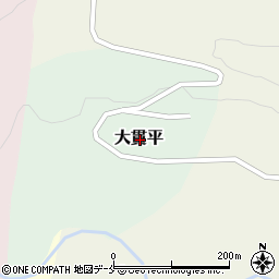 宮城県刈田郡七ヶ宿町大貫平周辺の地図