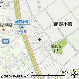 新潟県新発田市館野小路周辺の地図