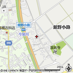 新潟県新発田市館野小路119周辺の地図