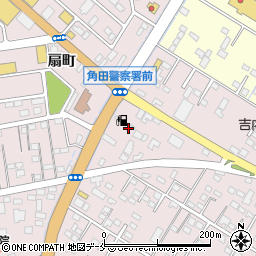 ミタニ東京株式会社　セルフ角田ＳＳ周辺の地図