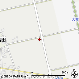 新潟県新発田市向中条2748周辺の地図