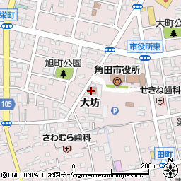 角田市商工会周辺の地図