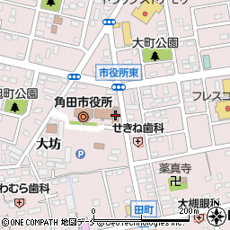 仙南地域広域行政事務組合角田消防署周辺の地図