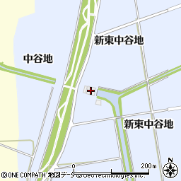 宮城県角田市藤田中谷地周辺の地図