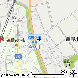 新潟県新発田市館野小路85周辺の地図