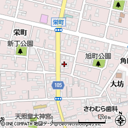 角田市ガラス緊急隊・角田駅前センター周辺の地図