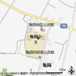 高畠町立亀岡小学校周辺の地図
