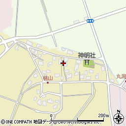 新潟県聖籠町（北蒲原郡）桃山周辺の地図