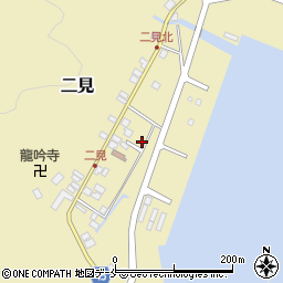 新潟県佐渡市二見周辺の地図
