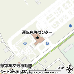 新潟県警察本部　交通機動隊周辺の地図