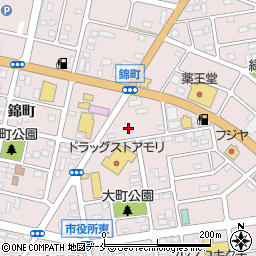 福島ヤクルト販売株式会社　角田センター周辺の地図