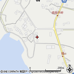 新潟県佐渡市橘96周辺の地図