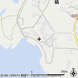 新潟県佐渡市橘132周辺の地図