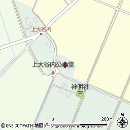 新潟県北蒲原郡聖籠町上大谷内周辺の地図