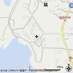 新潟県佐渡市橘127周辺の地図
